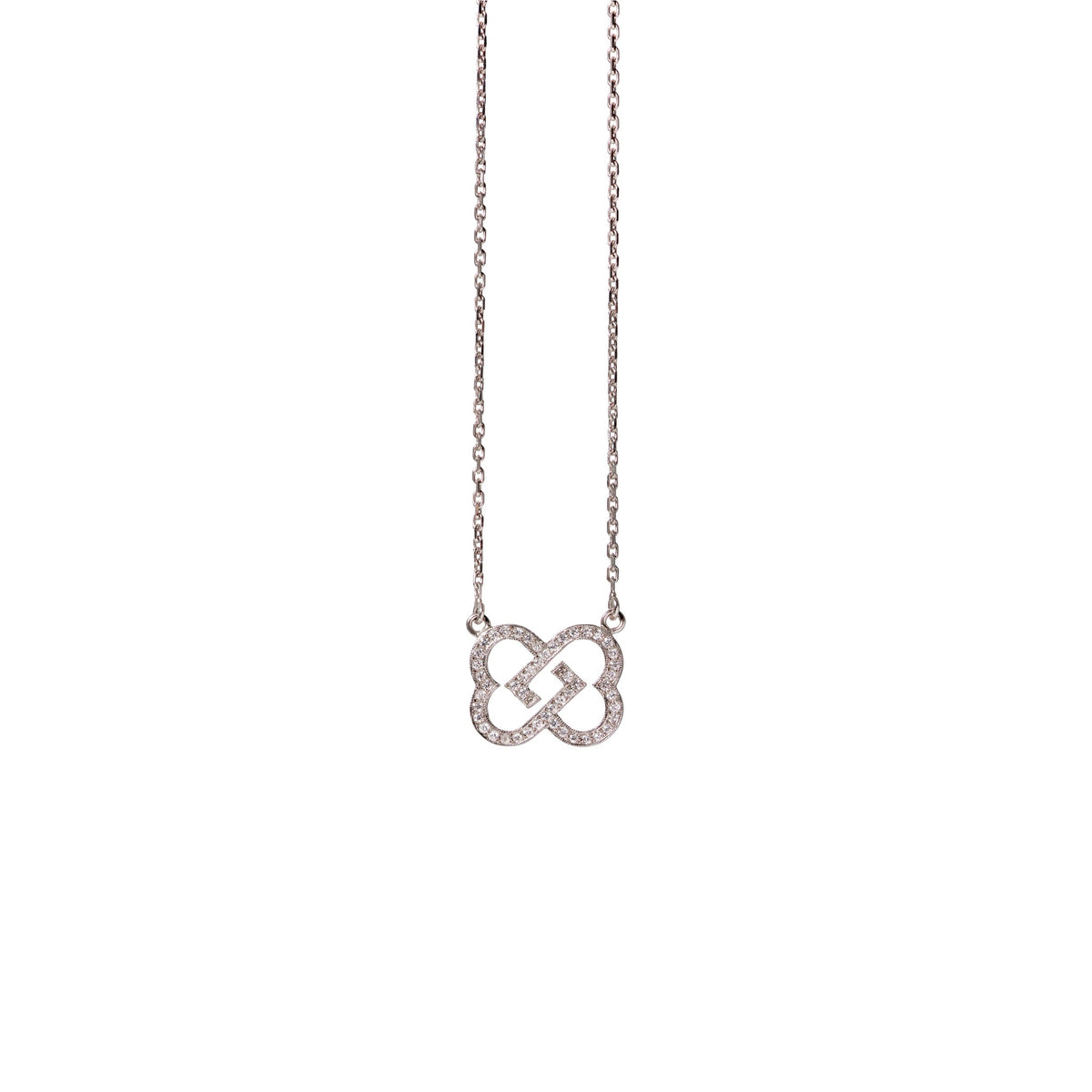 MIN Necklace Whitegold