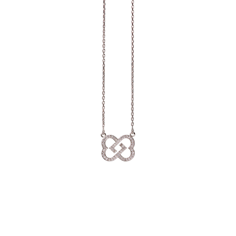 MIN Necklace Whitegold
