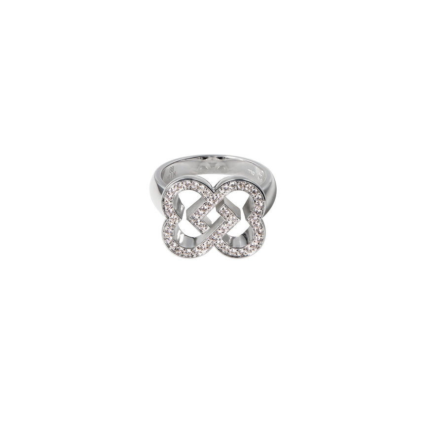 MIN Ring Large Whitegold