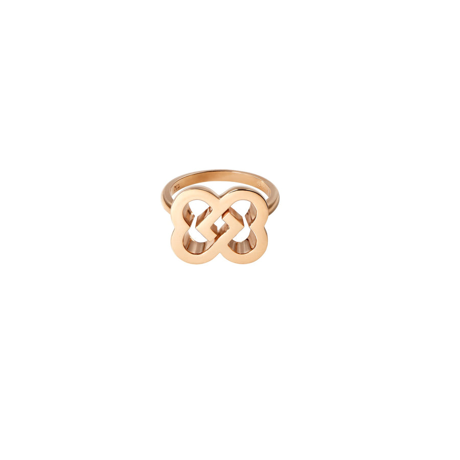 MIN Ring Statement Rosegold Plain